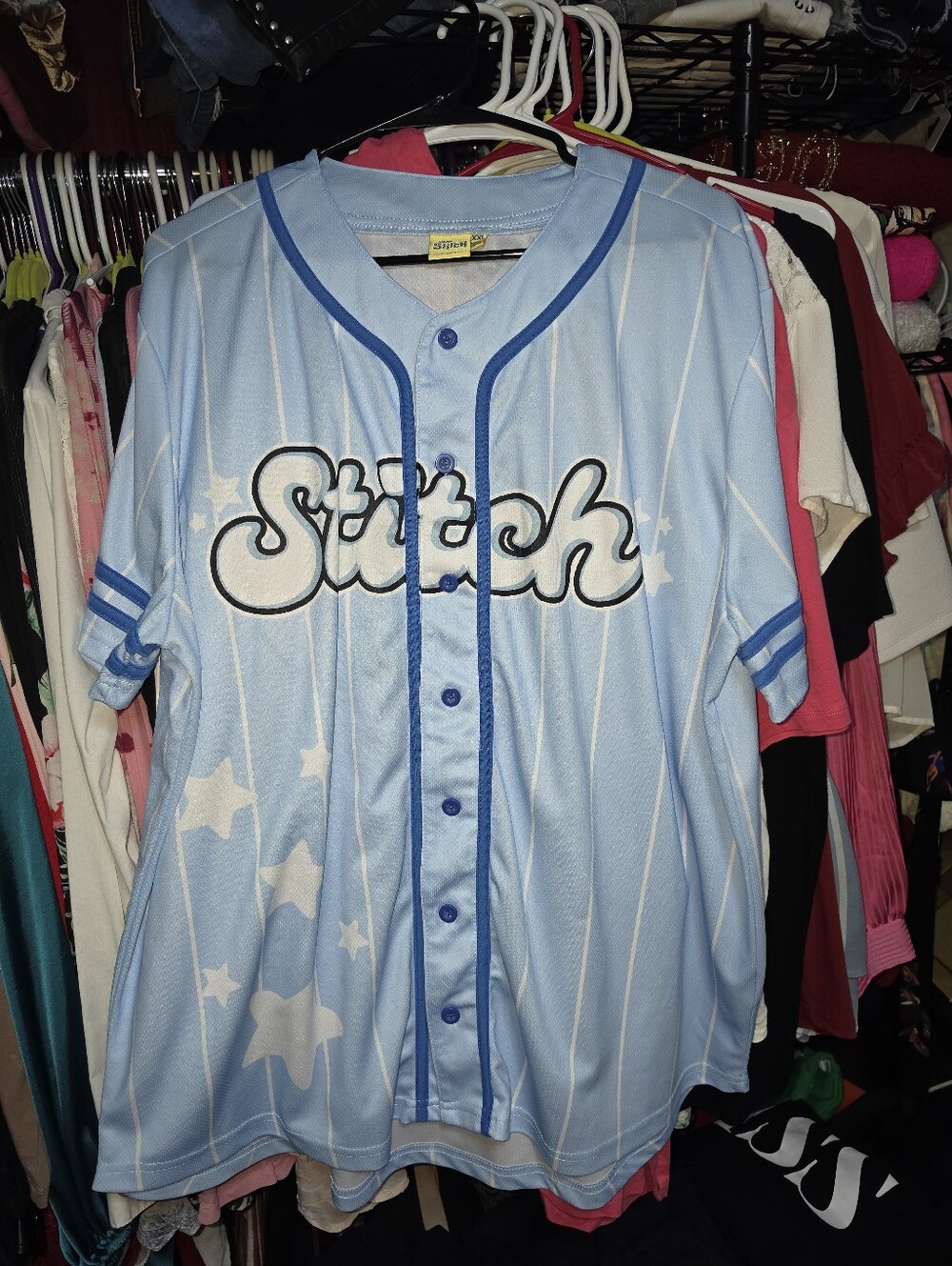 Disney stitch Jersey Top 2x